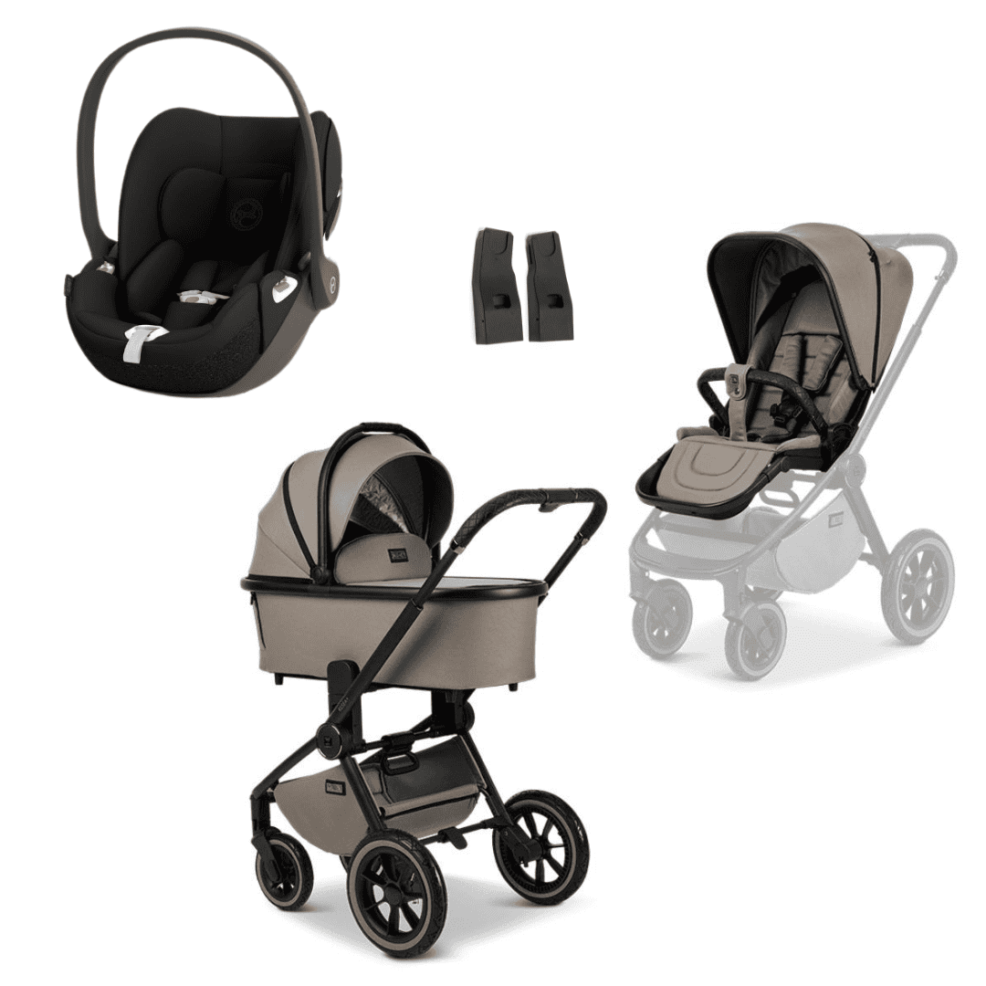 Moon RESEA+ Kombikinderwagen 3in1 Set inkl. Cloud T –  Mud Sepia Black | black – Moon RESEA+ Kombikinderwagen 3in1 Set inkl. Cloud T Mud Sepia Black | black bei babybrands.de kaufen ✓ sicher, einfach & bequem online bestellen ✓